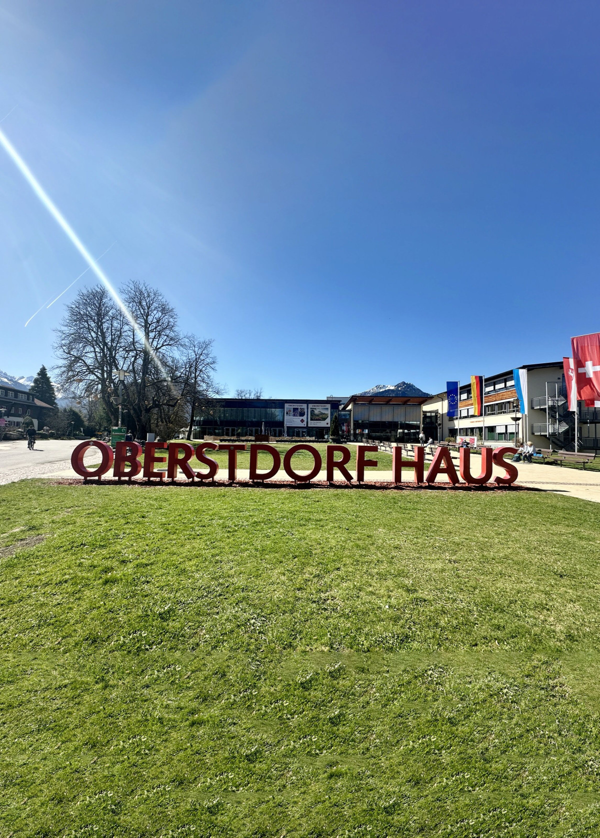 Exterior view of the Oberstdorf Haus venue.